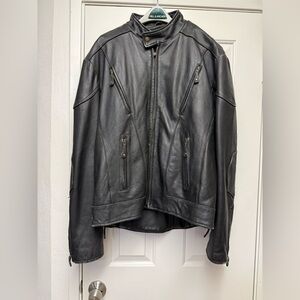 Men's Black Leather Jacket